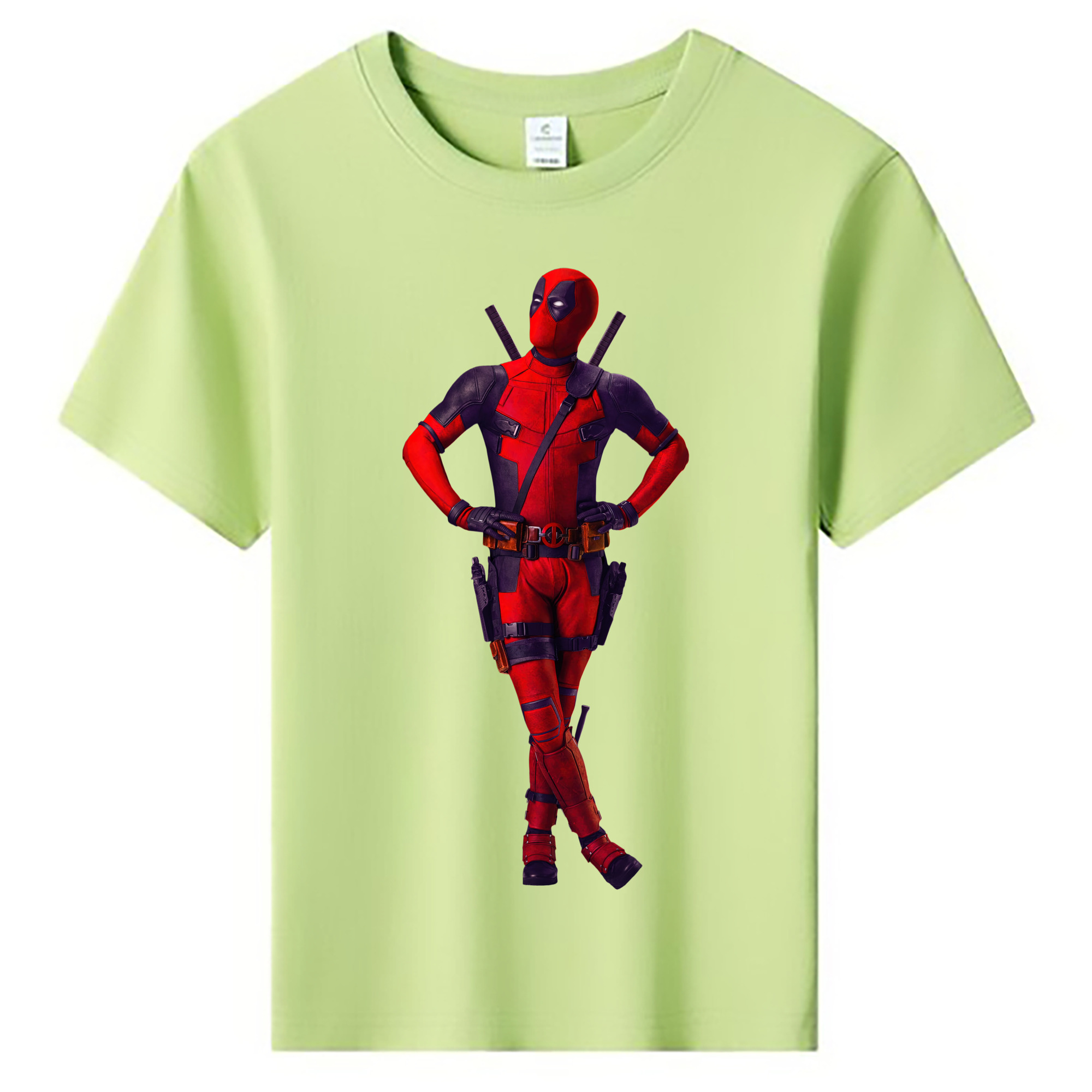 （画像用） Deadpool デッドプール 綿100％キッズTシャツ（フロントプリント）